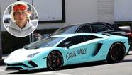 Justin Bieber Lamborghini Aventador Uksignboards Justin Bieber s Justin Bieber Lamborghini Aventador Uksignboards Justin Bieber s