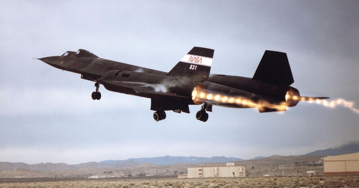 Lockheed SR-71 Blackbird Spy Airplane