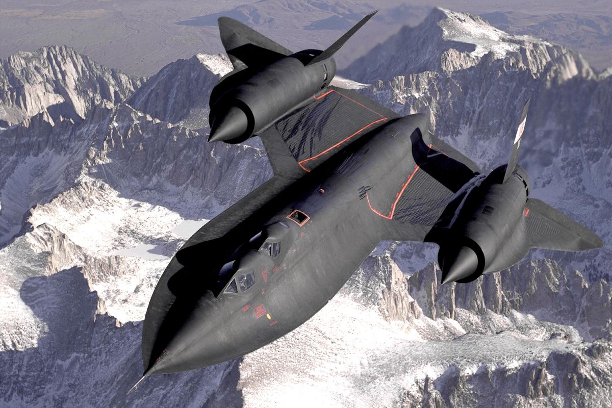 Lockheed SR-71 Blackbird Spy Airplane