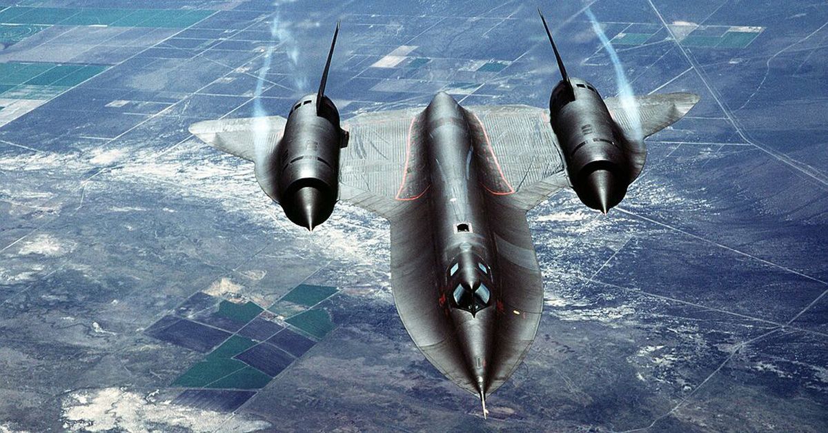 Lockheed SR-71 Blackbird USAF Spy Airplane
