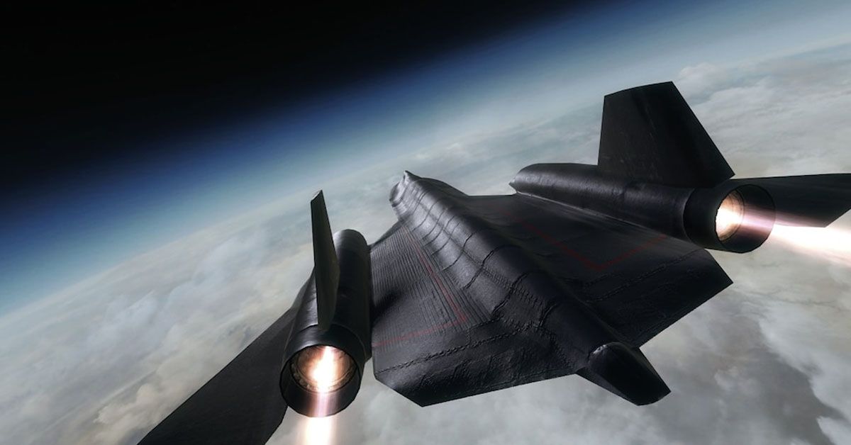 Lockheed SR-71 Blackbird USAF Spy Airplane