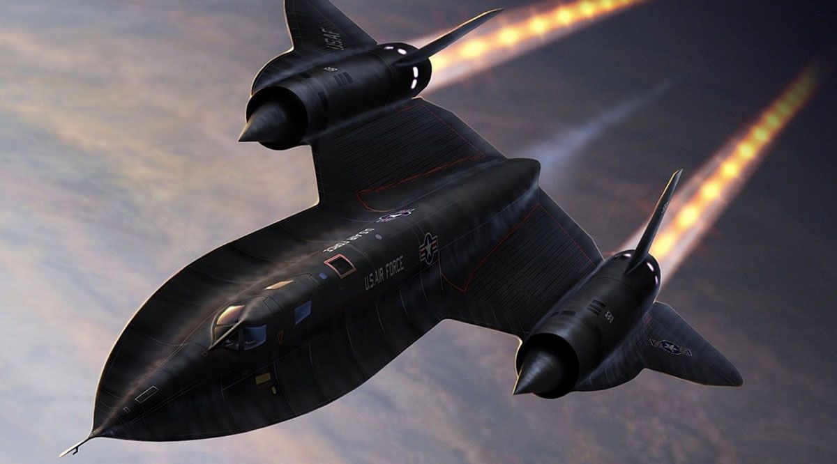 Lockheed SR-71 Blackbird USAF Spy Airplane