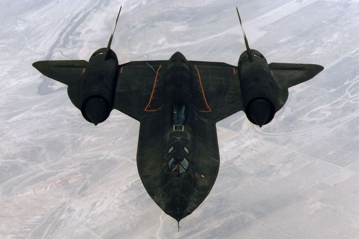 Lockheed's SR-71 Blackbird USAF Spy Airplane