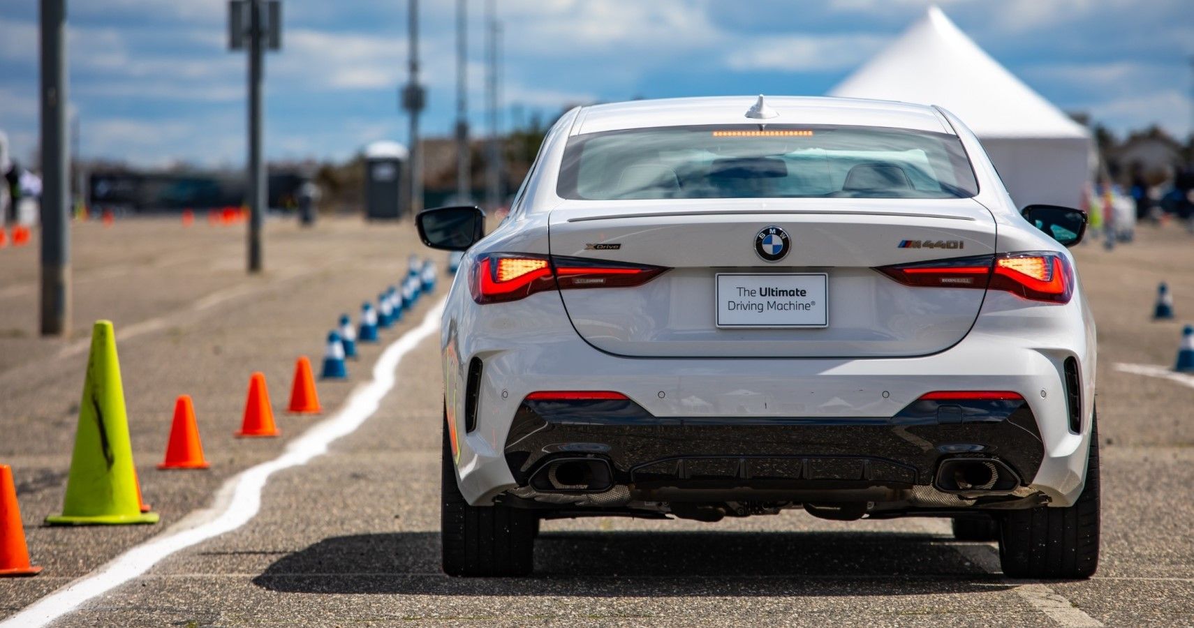 M-badged BMW 4-Series rear view