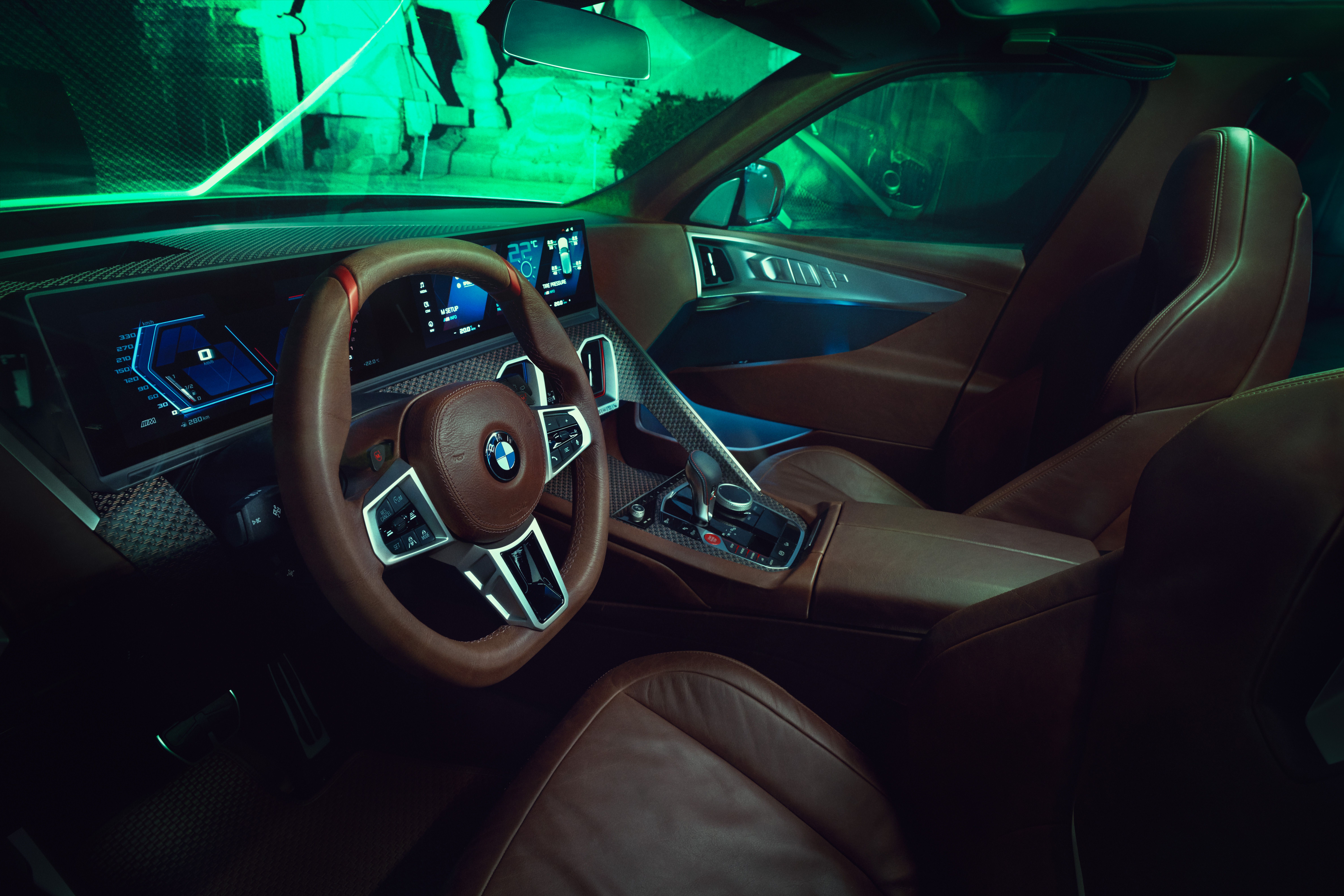 BMW Concept XM front Interior