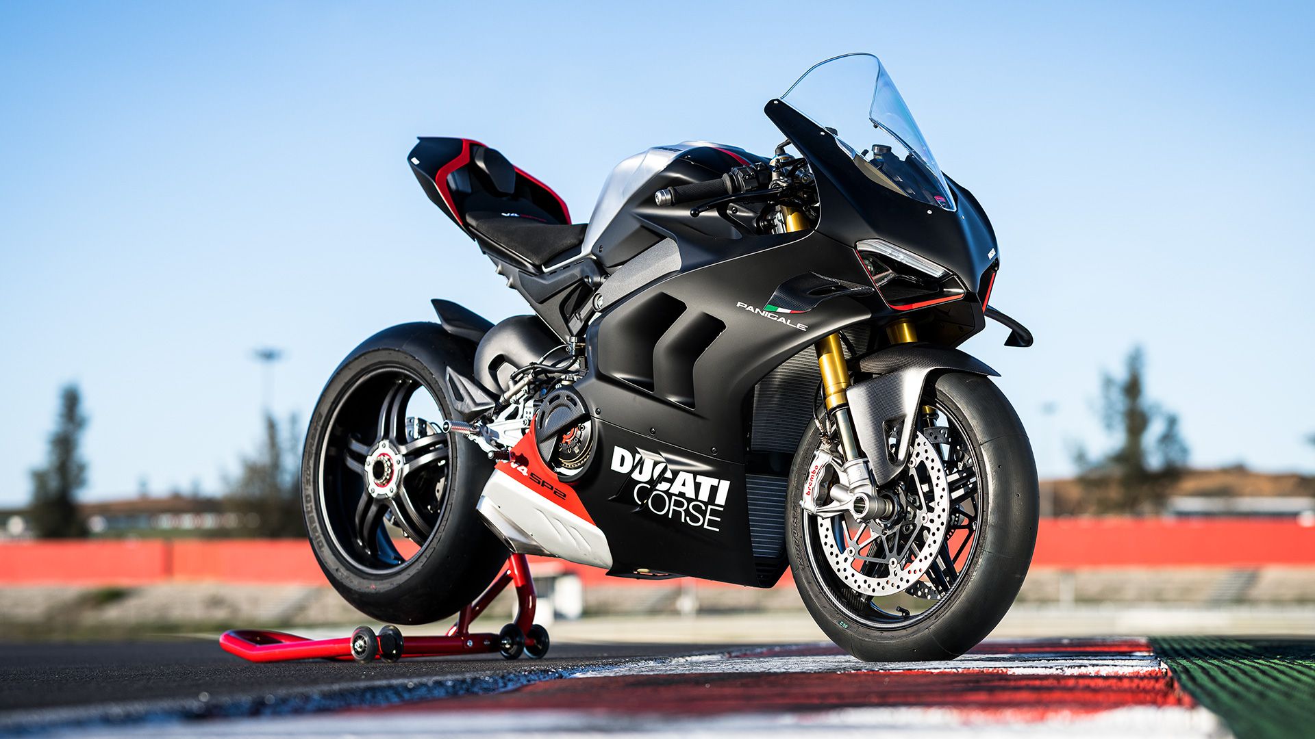 Ducati Panigale V4 SP2 Parked At Portimao
