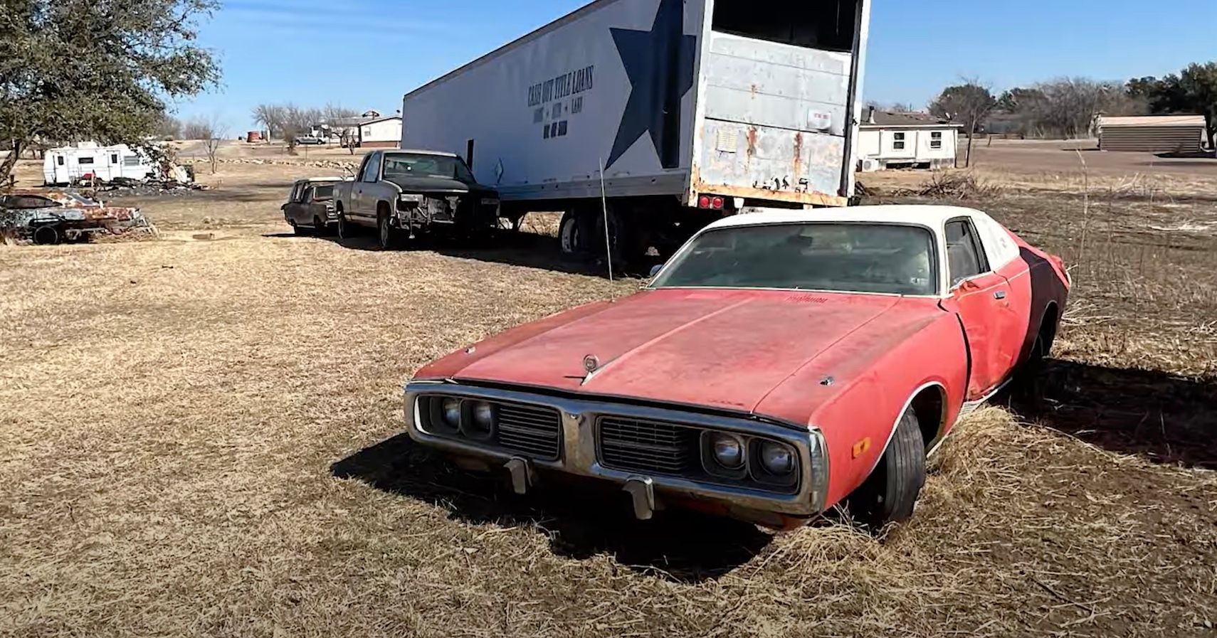 Neglected Dodge Charger Field