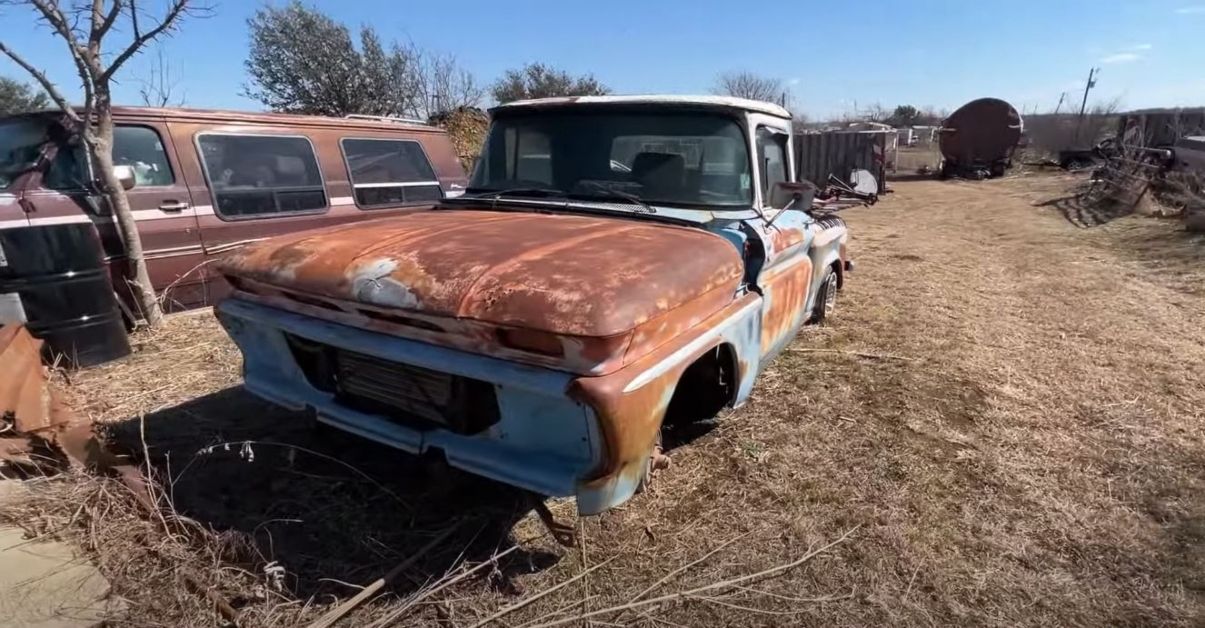 Rusted Chevy Pickup 