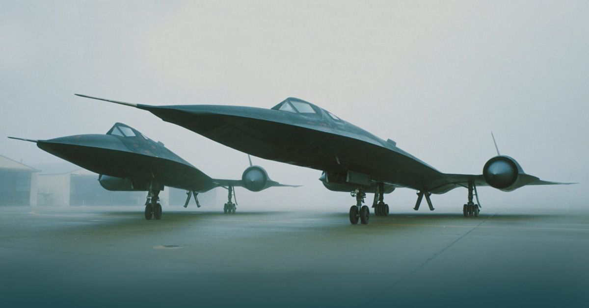 USAF Lockheed SR-71 Blackbird Spy Airplane