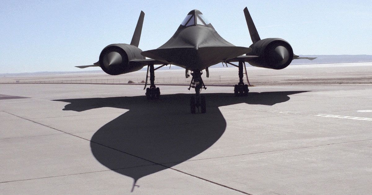 The Lockheed SR-71 Blackbird USAF Spy Airplane