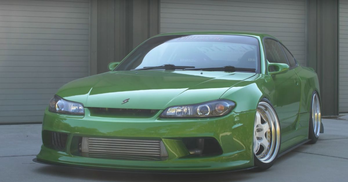 Green S15 Nissan Silvia
