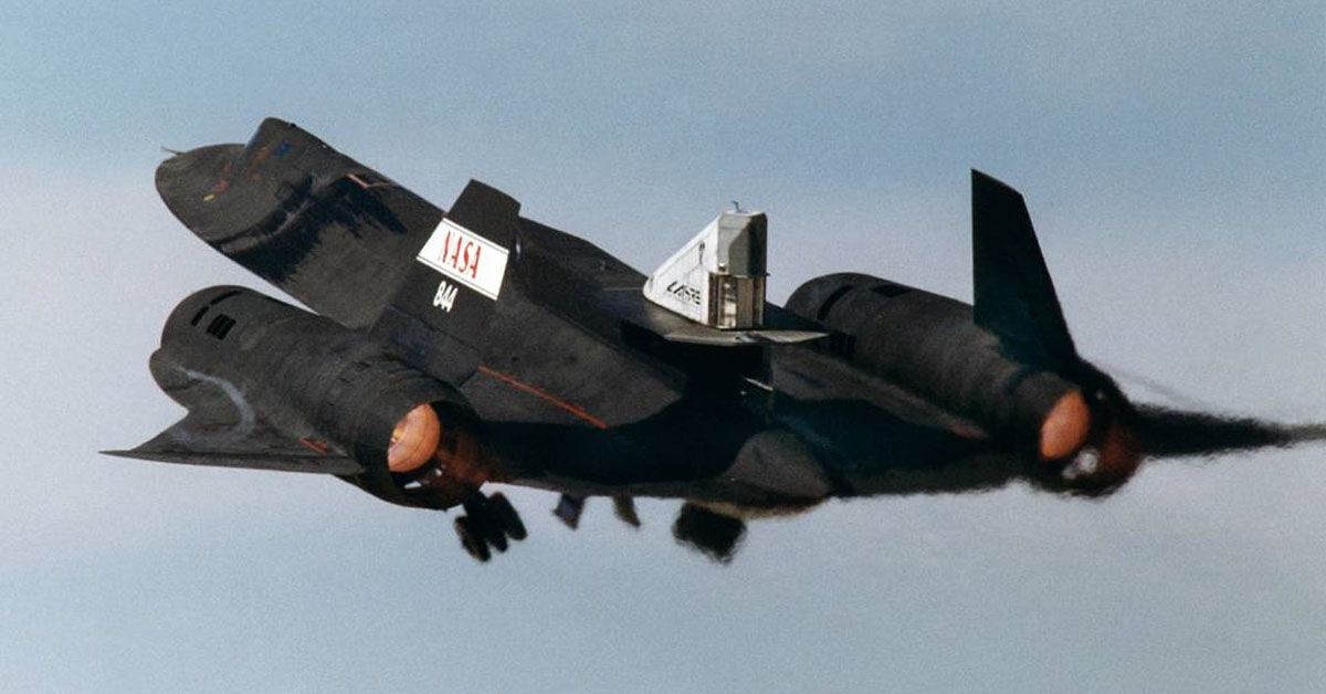 USAF Lockheed SR-71 Blackbird Spy Airplane
