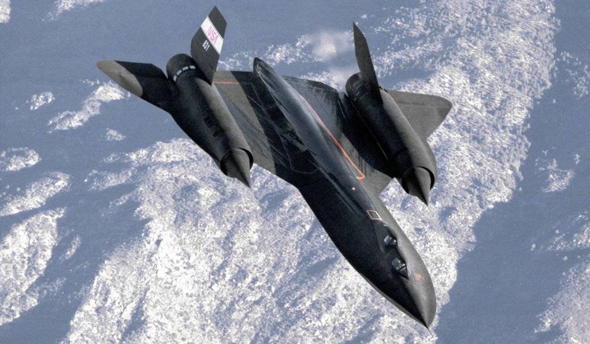 The Lockheed SR-71 Blackbird Spy Airplane