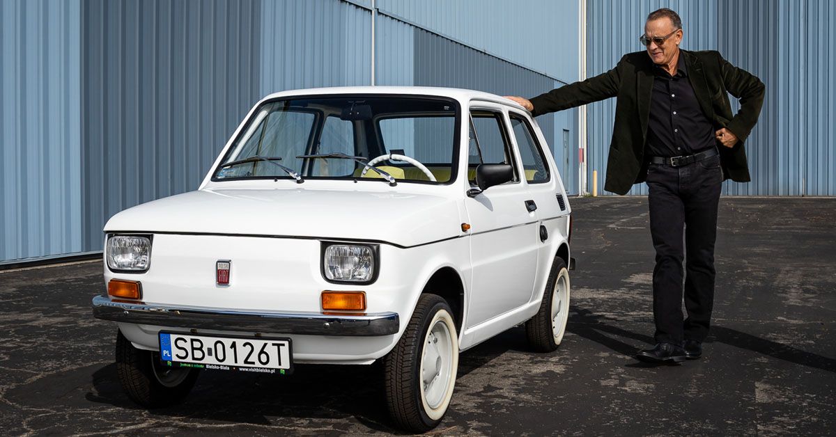 Tom Hanks’s 1974 Polski Fiat 126p to be auctioned off for charity
