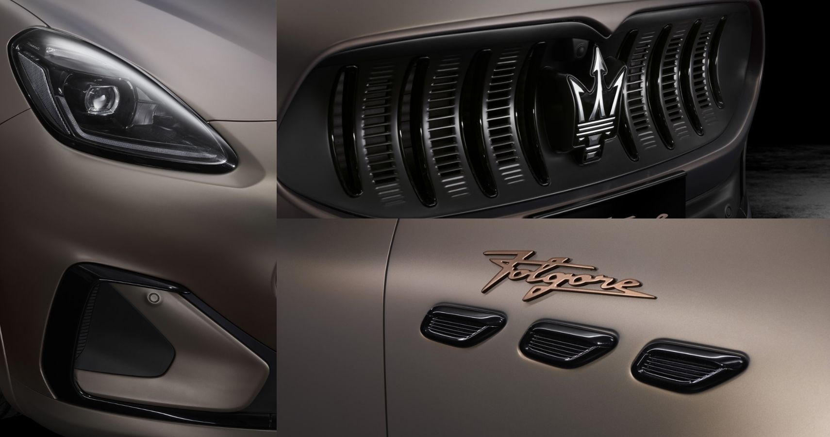 Maserati Grecale Folgore exterior features close-up view