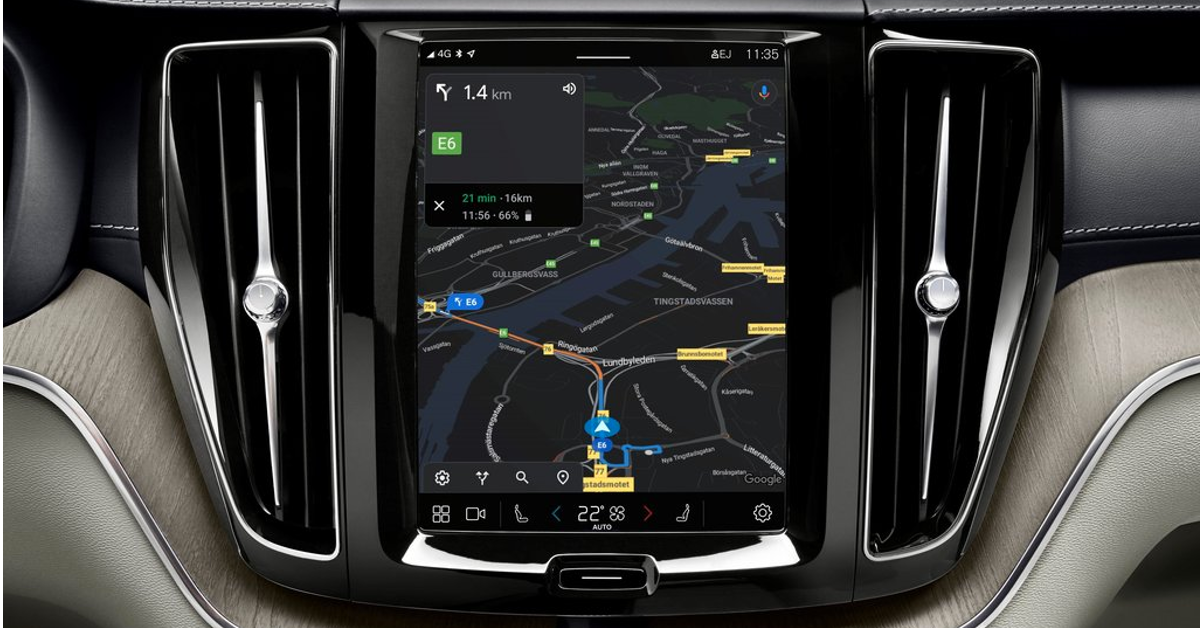 Volvo XC60 infortainment screen
