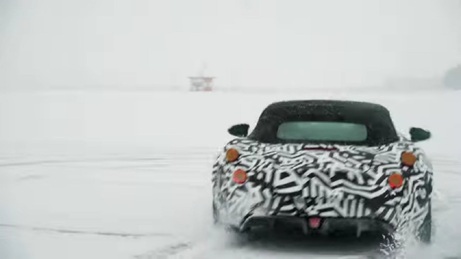 Wiesmann Project Thunderball tests in snow
