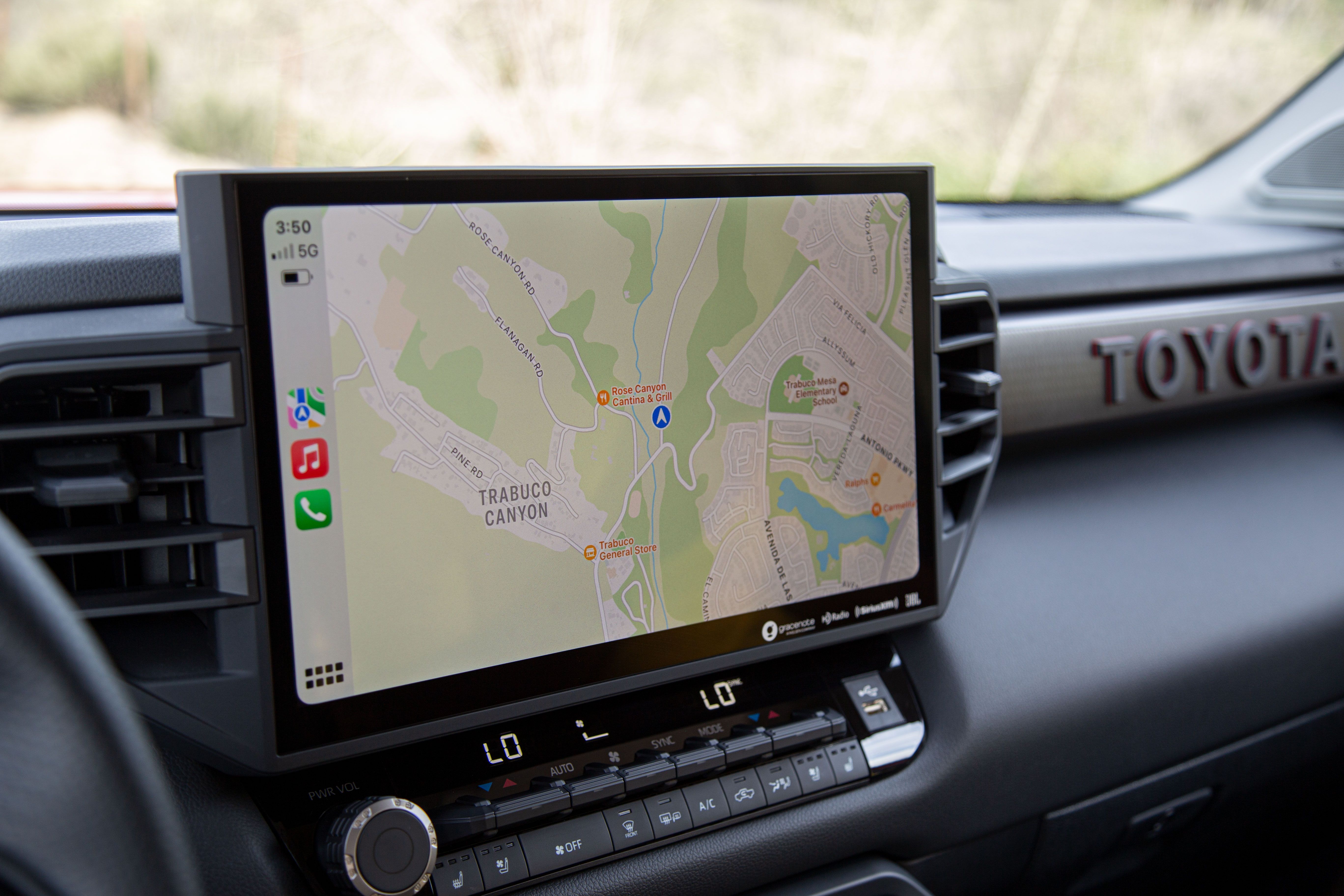 Toyota Tundra TRD Pro truck infotainment system screen