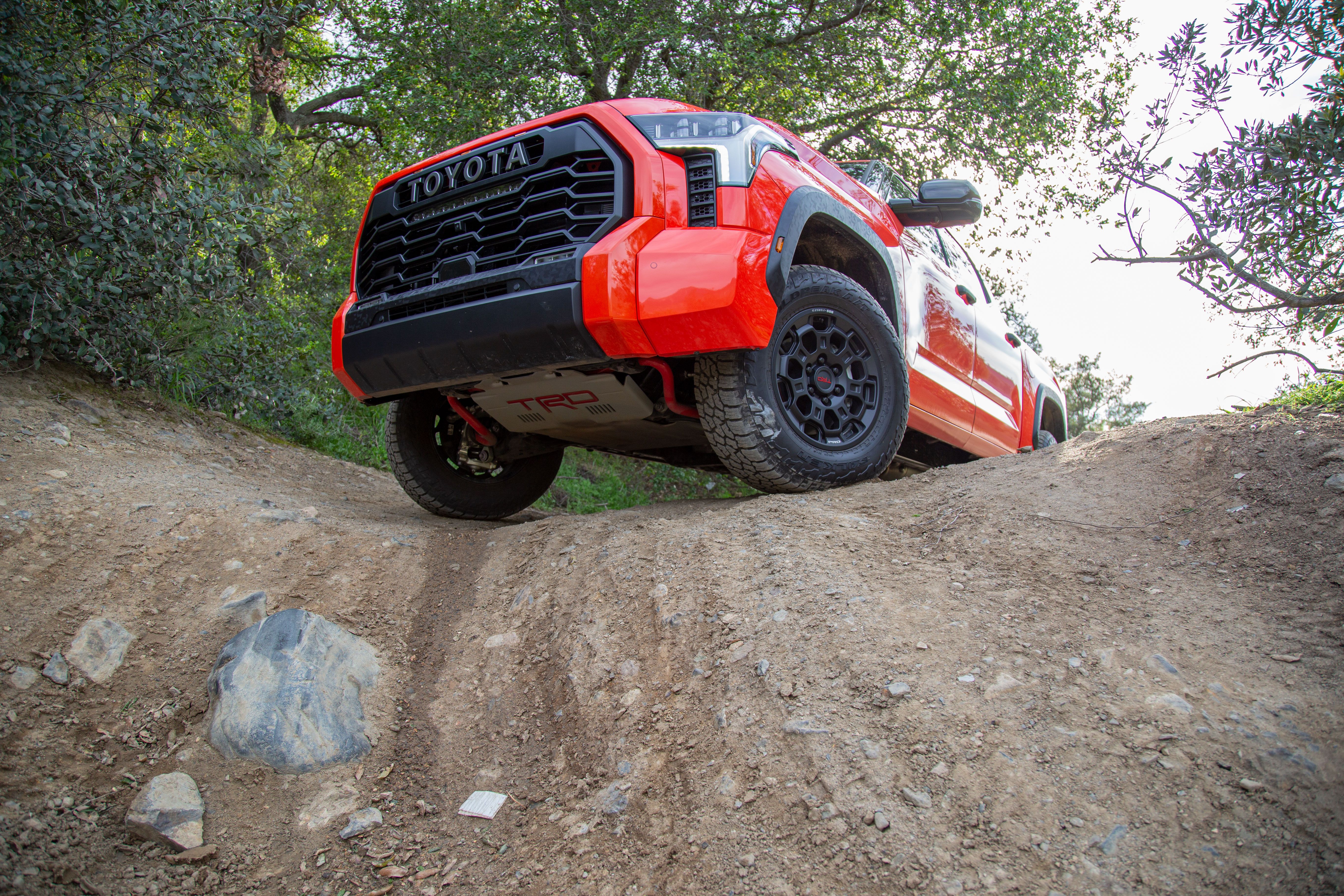 Toyota Tundra TRD Pro truck off roading rough terrain