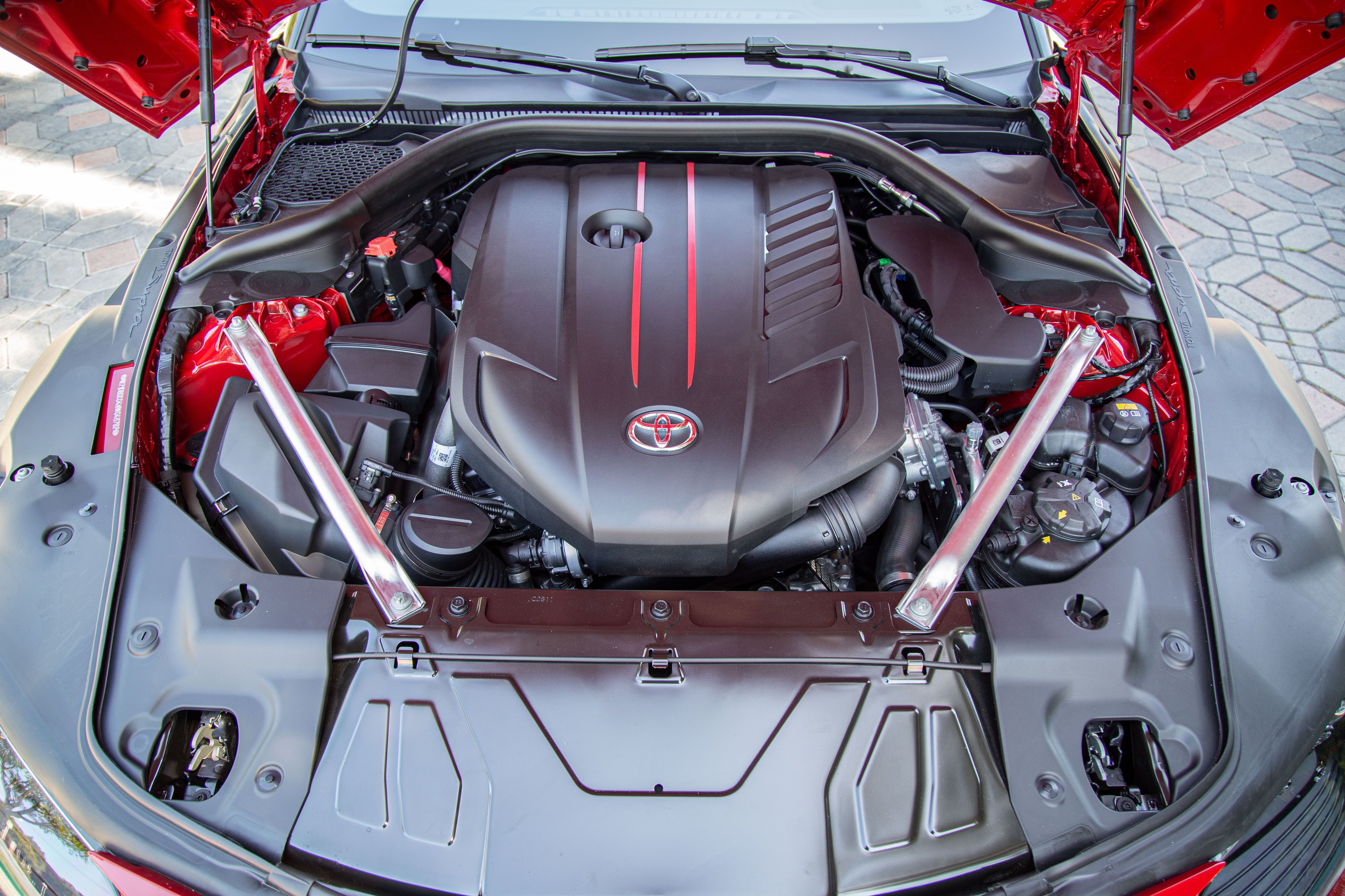 2022 Toyota GR Supra 3.0 Premium Engine Compartment