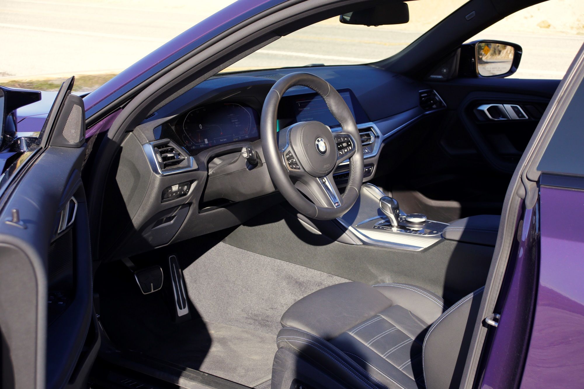 Purple 2022 BMW M240i xDrive Coupe Interior