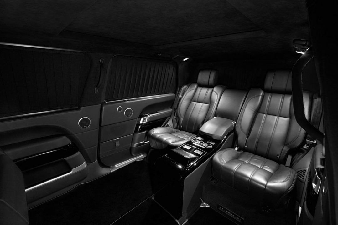 armored Range Rover Autobiography interior