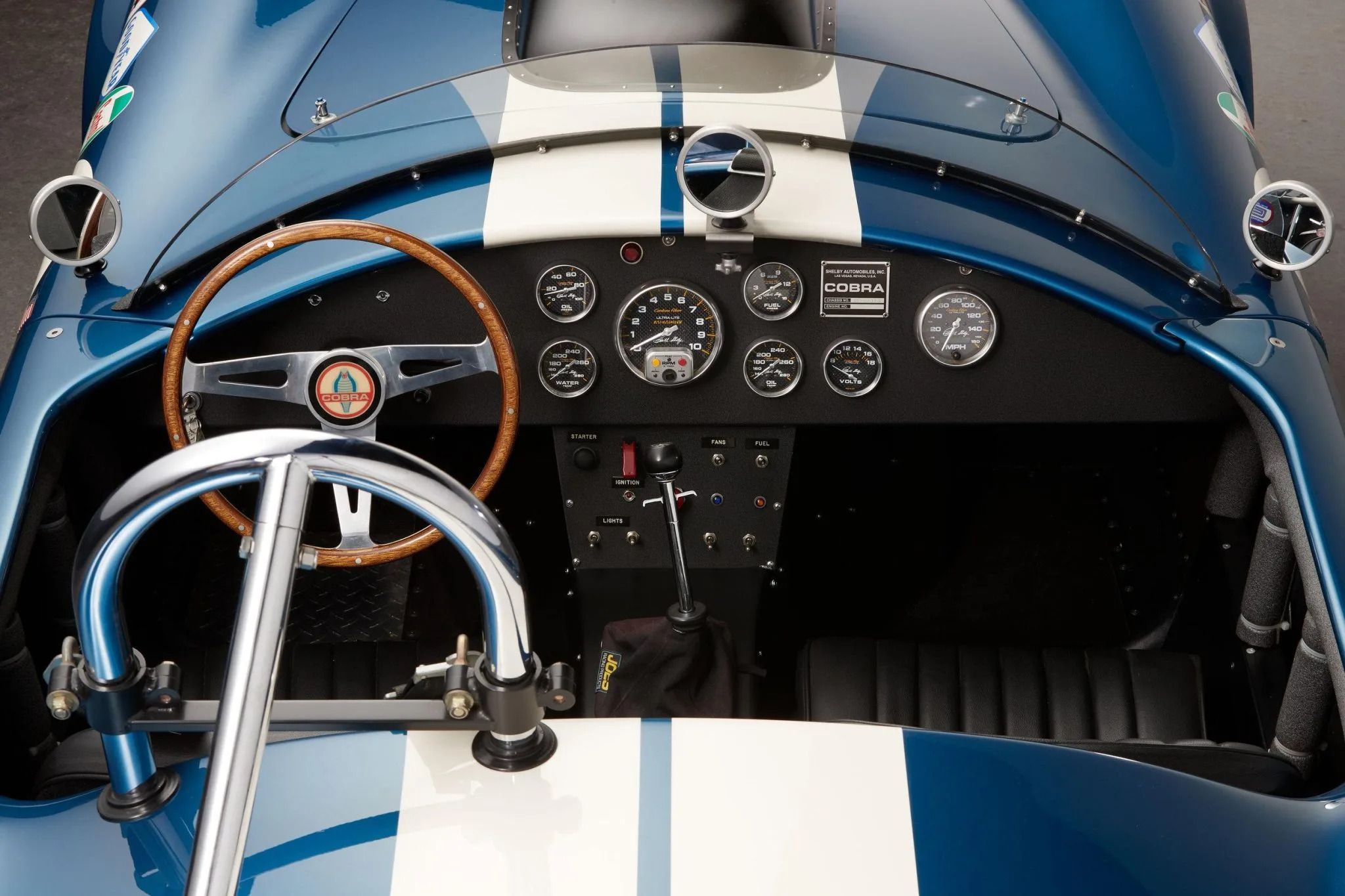 Carbon Shelby Cobra Auction Cockpit