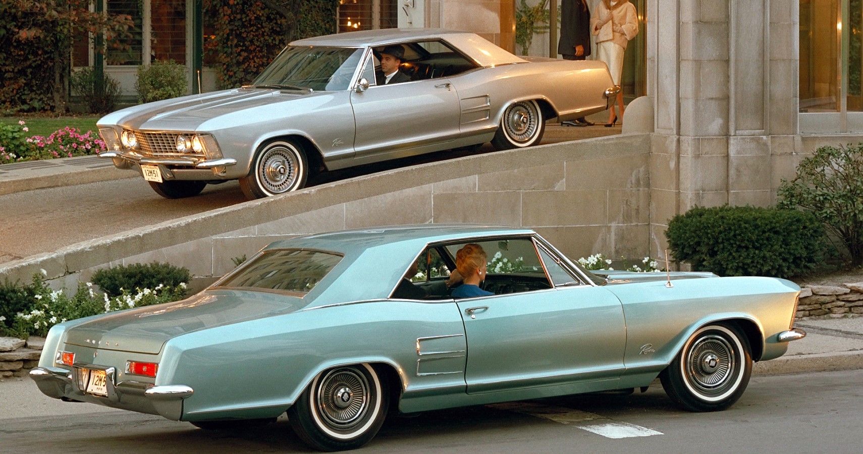 1963 Buick Riviera front and rear view