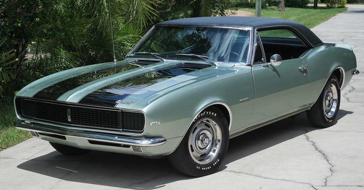 1967 Chevrolet Camaro RS Z28 In Mountain Green Paint