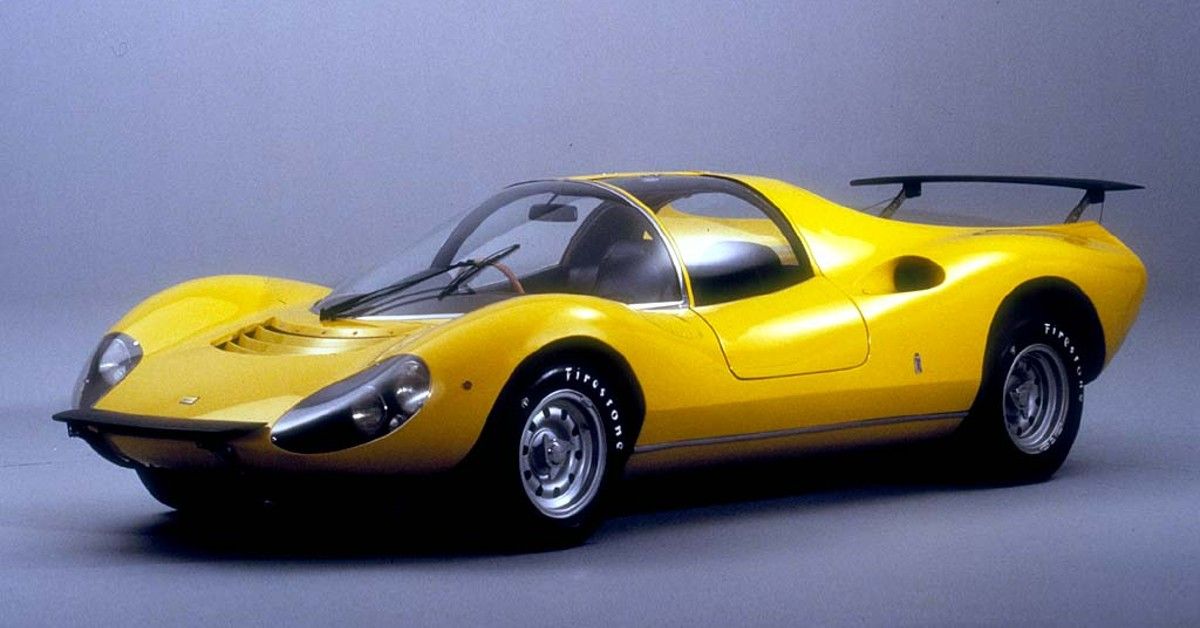 1967 Ferrari 206 Dino Competizione yellow