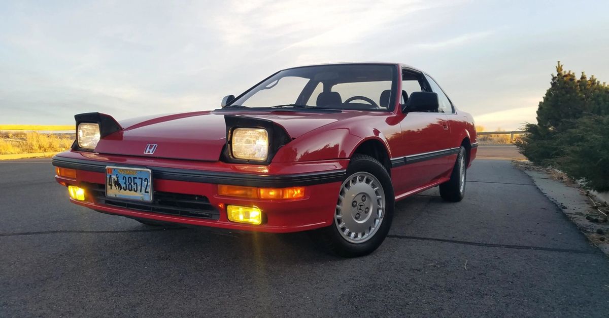 1988 Honda Prelude 2.0Si 4WS Sports Car Finished In Phoenix Red Paint 