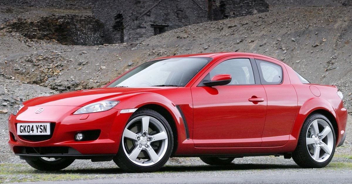 Red 2003 Mazda RX-8