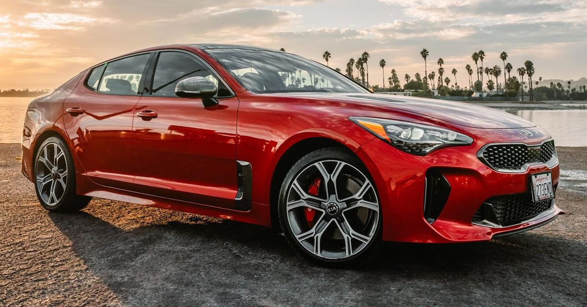 The Top-Spec 365-Horsepower 2018 Kia Stinger GT2 AWD In HiChroma Red Paint 
