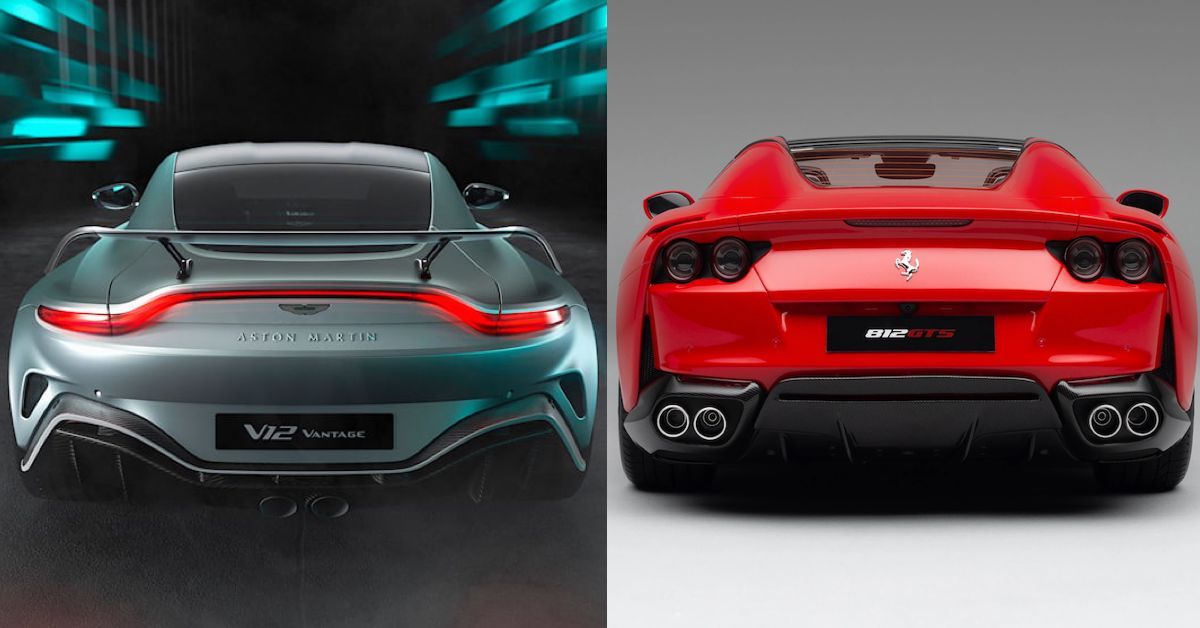 2022 Aston Martin V12 Vantage Vs 2022 Ferrari 812 GTS