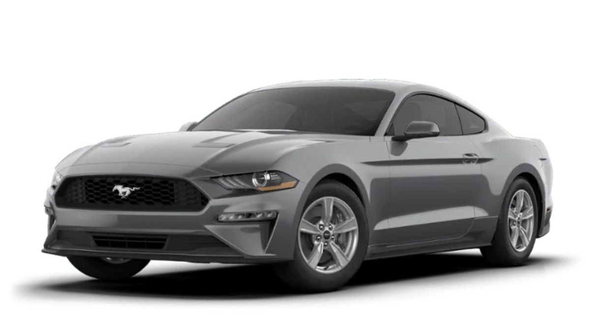 Gray 2022 FORD MUSTANG ECOBOOST