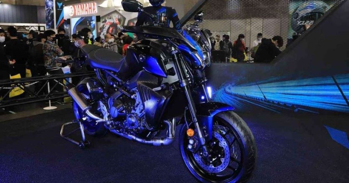 2022 Yamaha MT-09 Cyber Rally showcased at the 2022 Osaka Motorcycle show
