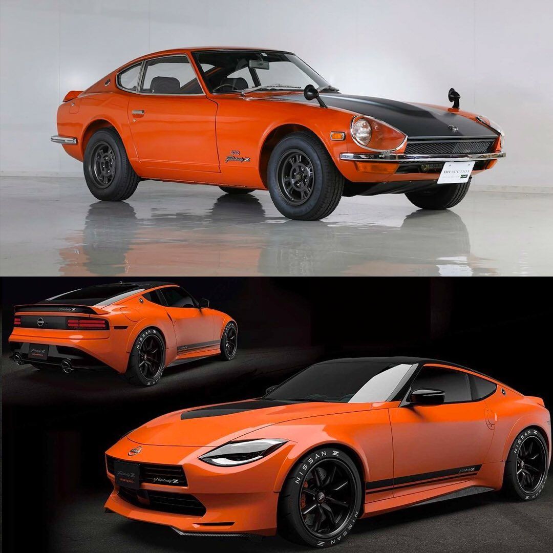 Original Nissan Fairlady Z Orange Concept With Z 432 Inspiration