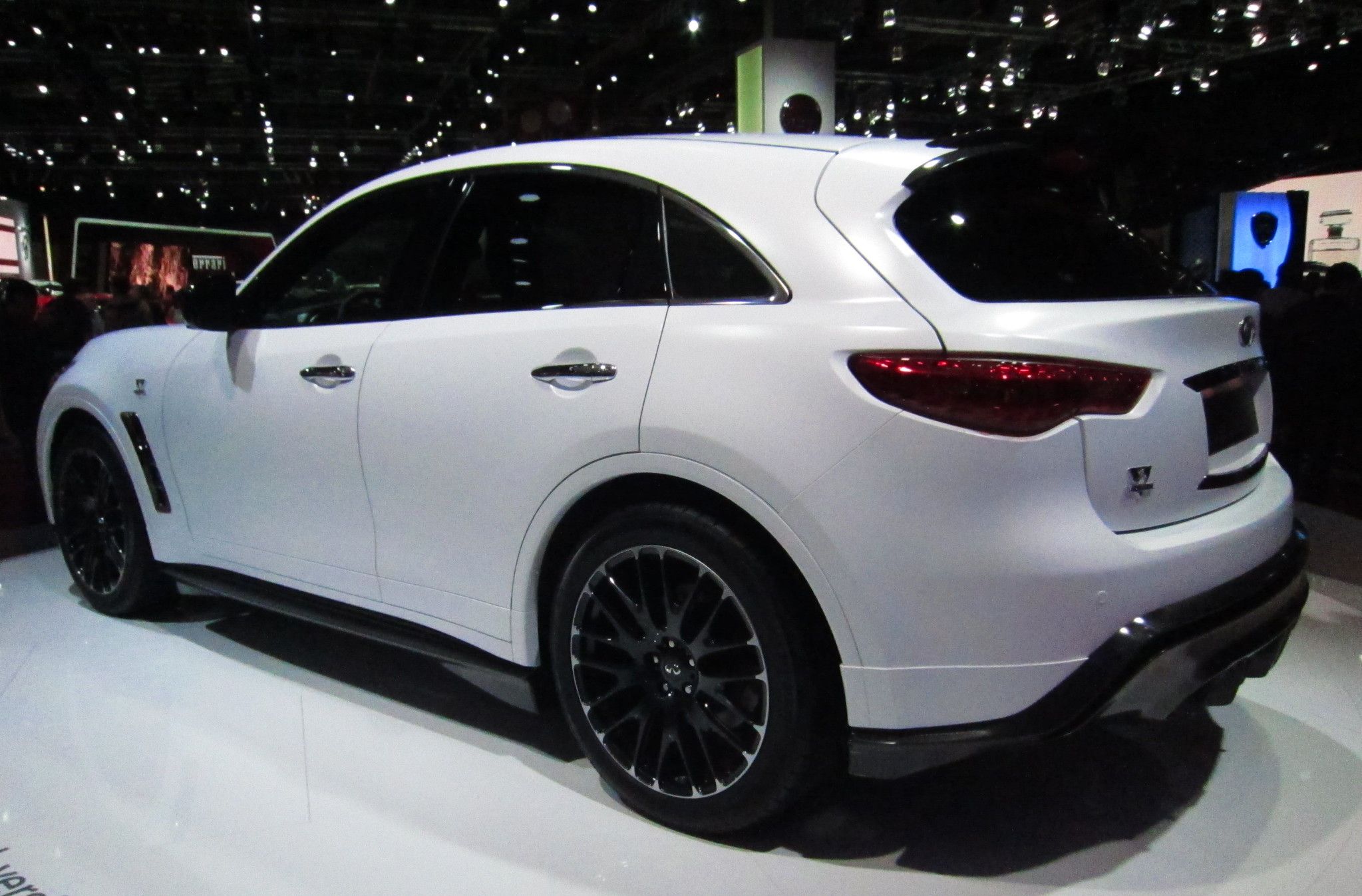Sebastian Vettel's Infiniti FX50 S