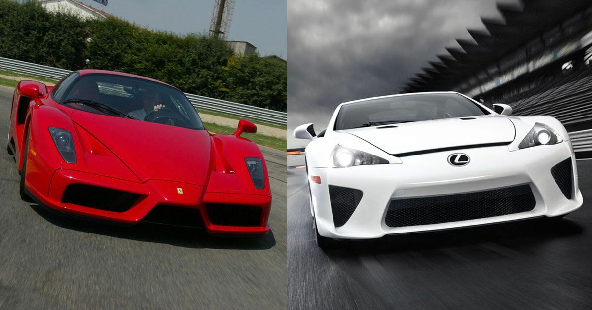 Supercar Icons: Ferrari Enzo vs Lexus LFA
