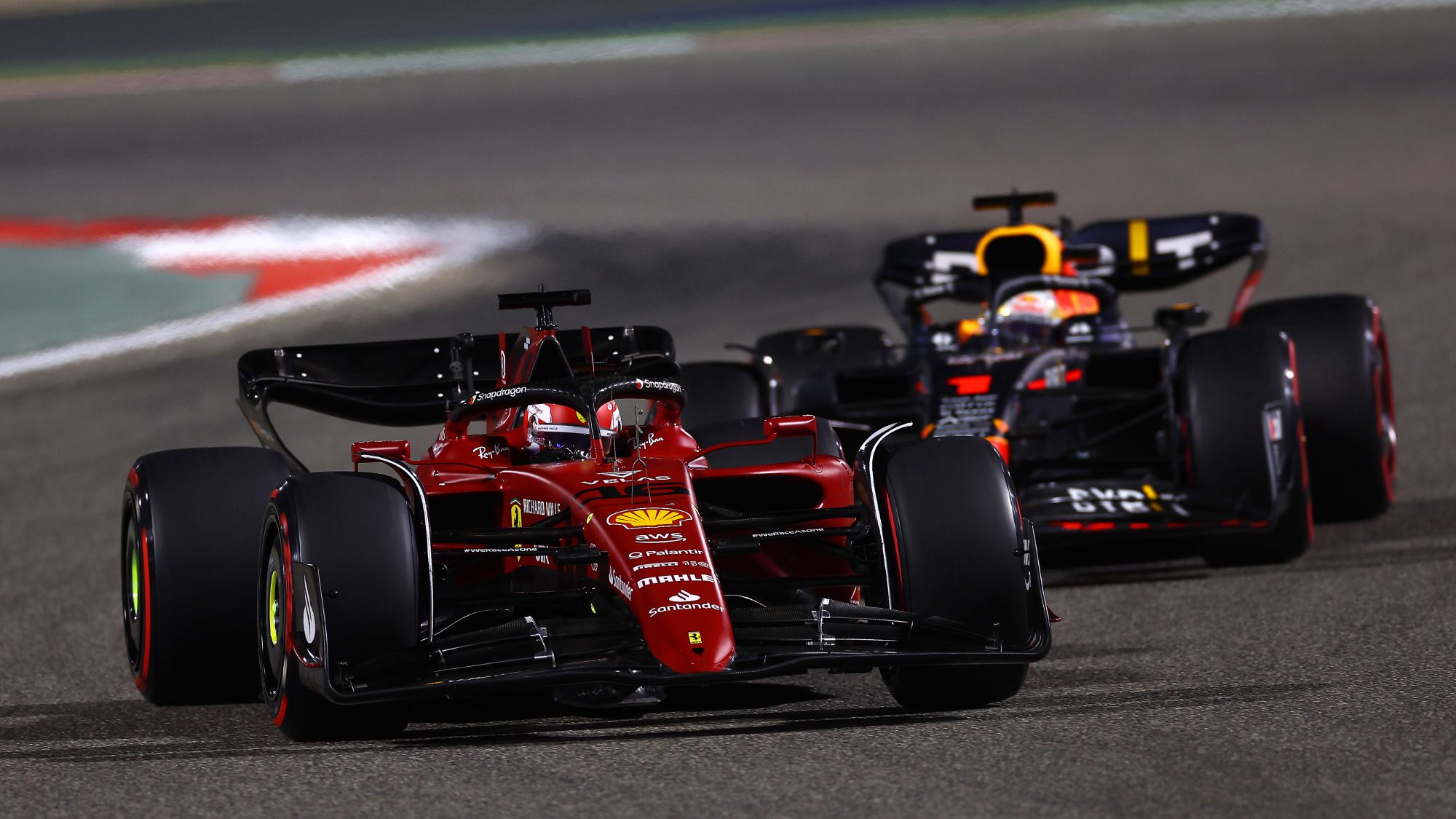 Leclerc Leads Verstappen - 2022 Bahrain Grand Prix