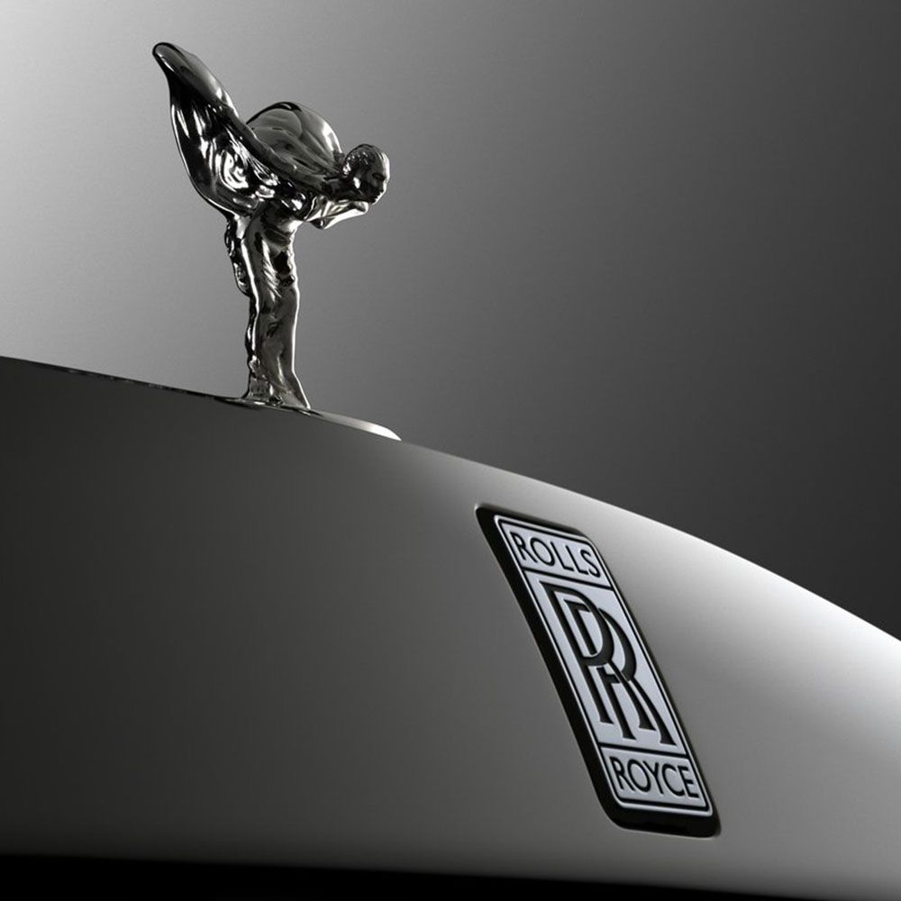 Rolls-Royce Badge With Spirit of Ecstasy 