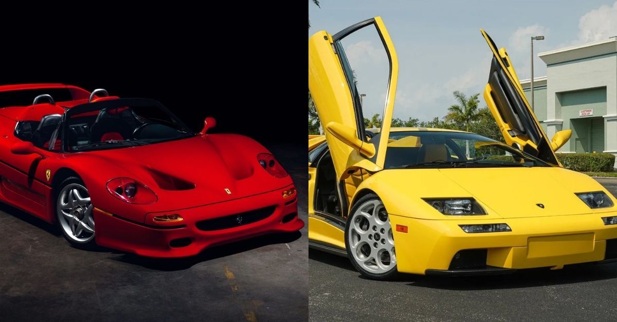 Supercar Icons: Ferrari F50 Vs Lamborghini Diablo