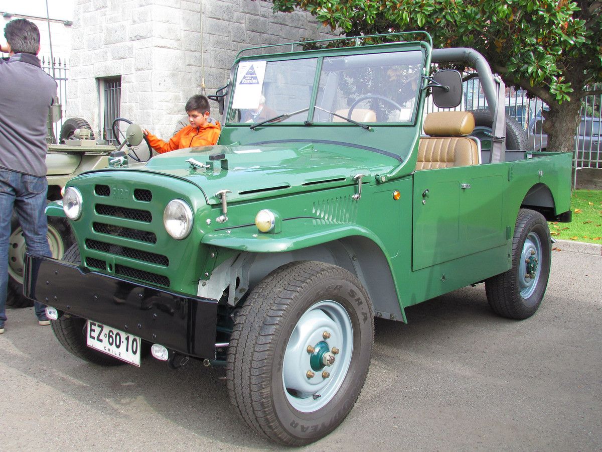 Green 1964 Fiat Campagnola 