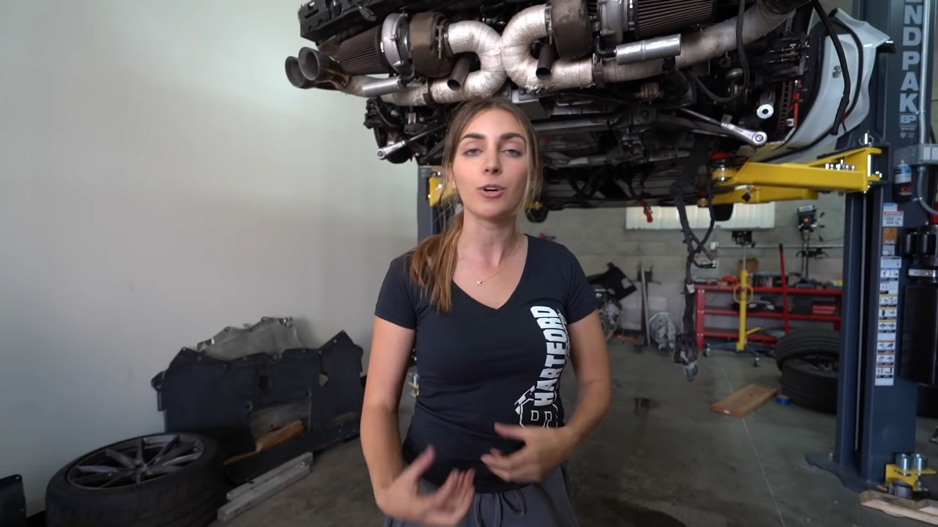 Over-Tired: The Engine In Emelia Hartford's C8 Corvette Has Had Enough