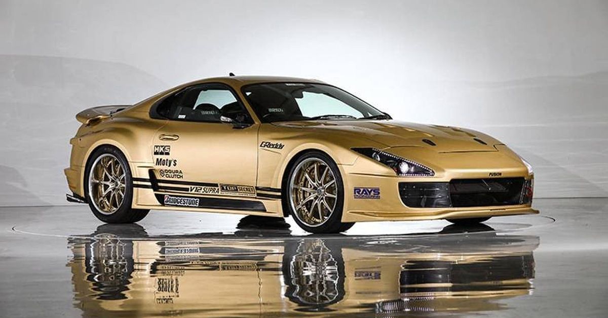 Toyota Twin Turbo V12 Supra (Gold) - Front