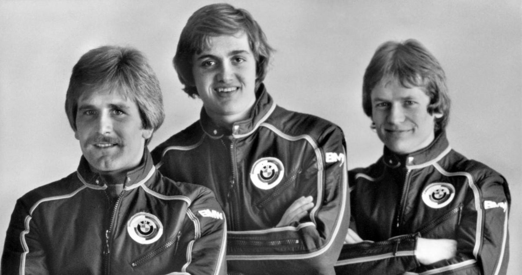 Members of the BMW Junior Team in 1977