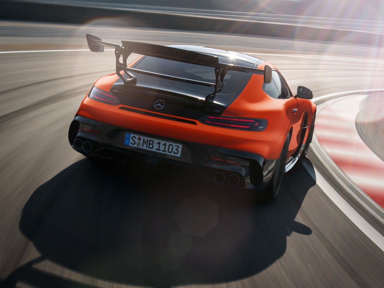 Mercedes-AMG GT Black Series Rear View