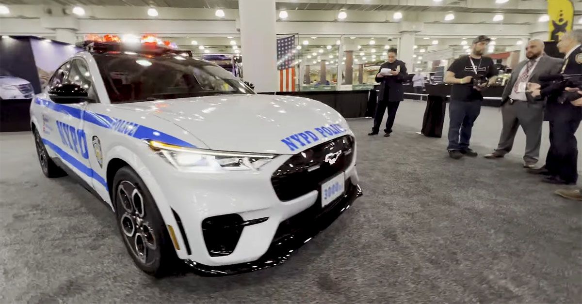 NYPD's Electric Police Car Mustang Mach-E GT 