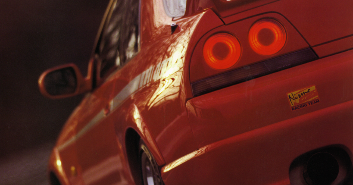 Nismo 400R rear fascia taillight close-up view