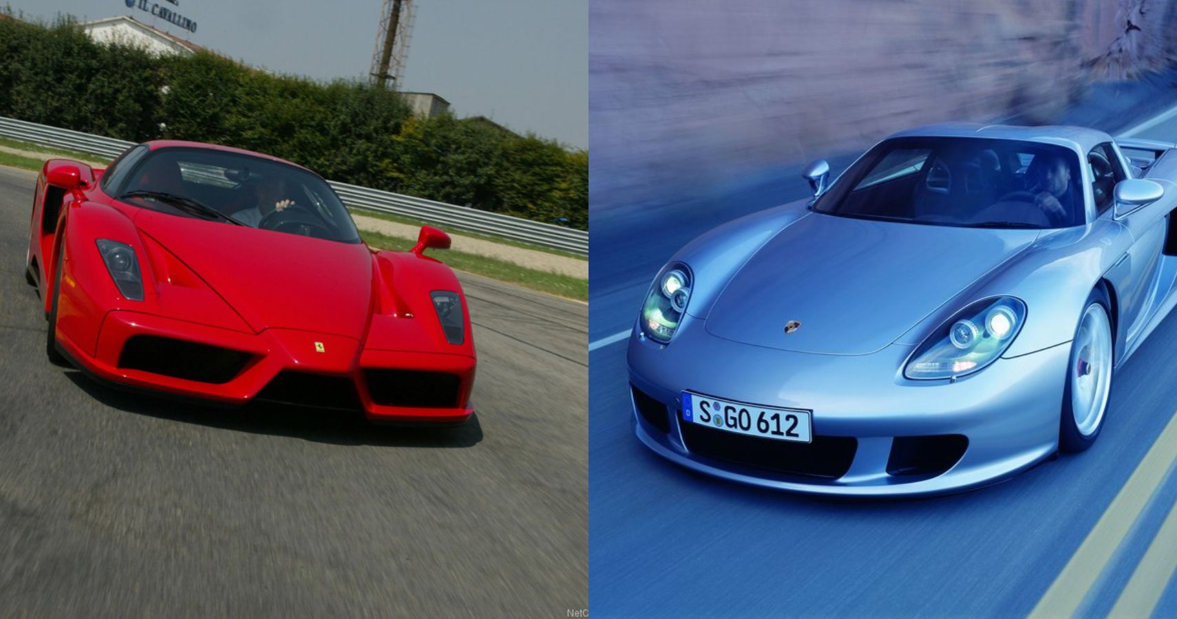 Supercar Icons: Ferrari Enzo Vs Porsche Carrera GT